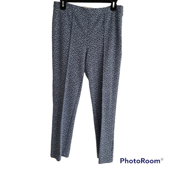 Michael‎ Kors Floral Straight Leg Ankle Career Ladies Trousers, M - Picture 1 of 5